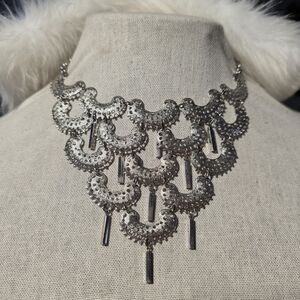 Sarah Coventry Silver Cascading Necklace